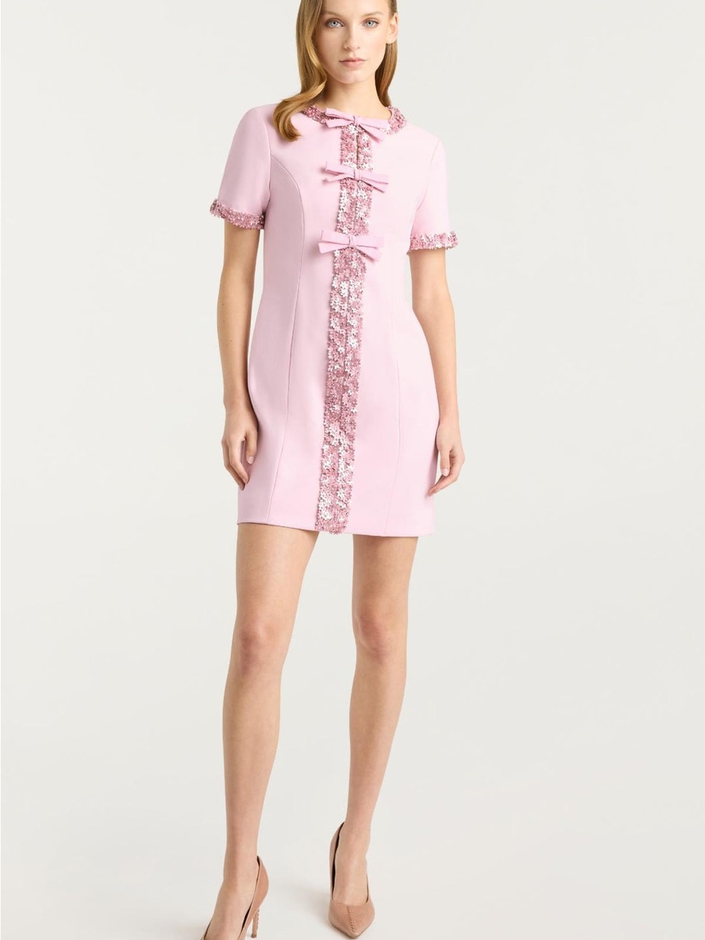 Cinq A Sept Maelle Pink Mini Dress - Picture 4 of 8